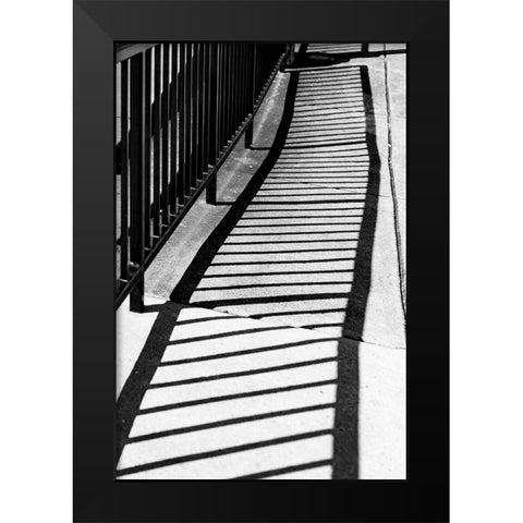 Shadows Black Modern Wood Framed Art Print by Malone, Will