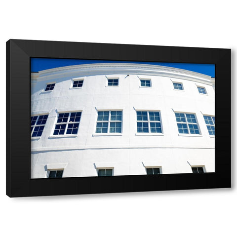 The Grid 2 Black Modern Wood Framed Art Print by Malone, Will