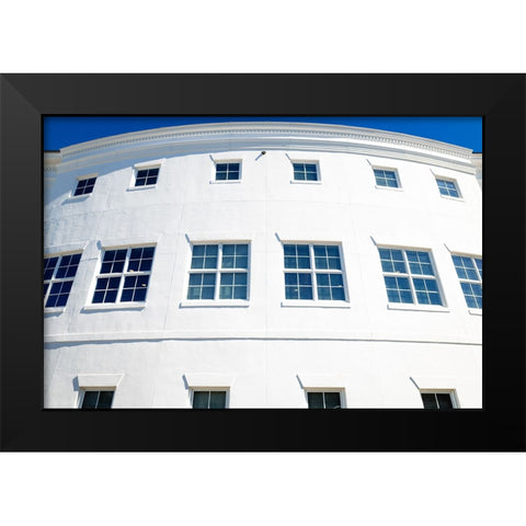 The Grid 2 Black Modern Wood Framed Art Print by Malone, Will