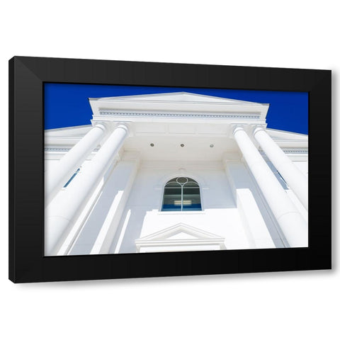 White Black Modern Wood Framed Art Print with Double Matting by Malone, Will