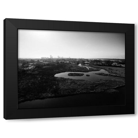 Beach Condo 2 Black Modern Wood Framed Art Print by Malone, Will
