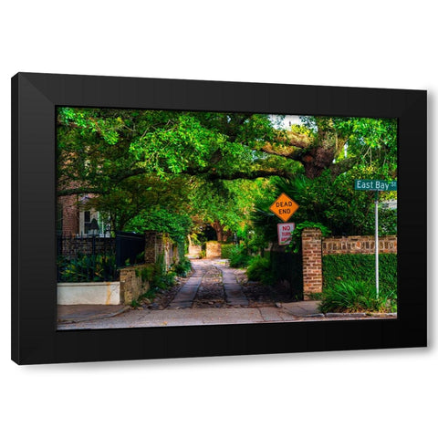 Dead End Black Modern Wood Framed Art Print by Malone, Will
