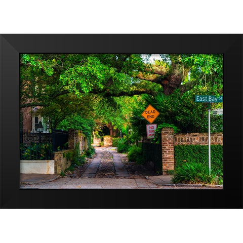 Dead End Black Modern Wood Framed Art Print by Malone, Will