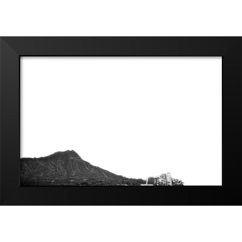 Diamondhead Black Modern Wood Framed Art Print by Malone, Will