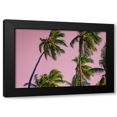 Hotline Miami Black Modern Wood Framed Art Print with Double Matting by Malone, Will