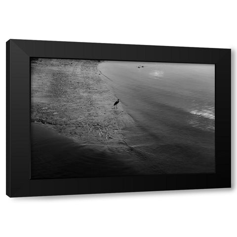 The Marshes Black Modern Wood Framed Art Print by Malone, Will