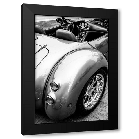 Hop in Black Modern Wood Framed Art Print with Double Matting by Malone, Will