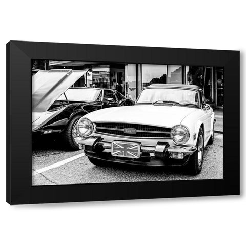 TR6 BW Black Modern Wood Framed Art Print with Double Matting by Malone, Will