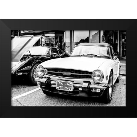 TR6 BW Black Modern Wood Framed Art Print by Malone, Will