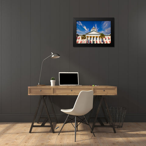 Capital Black Modern Wood Framed Art Print by Malone, Will