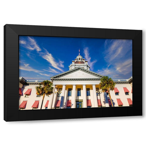 Capital Black Modern Wood Framed Art Print by Malone, Will