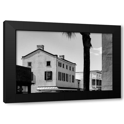 Downtown Beaufort 2 Black Modern Wood Framed Art Print with Double Matting by Malone, Will