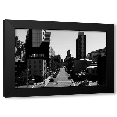 Crosswalk Black Modern Wood Framed Art Print by Malone, Will