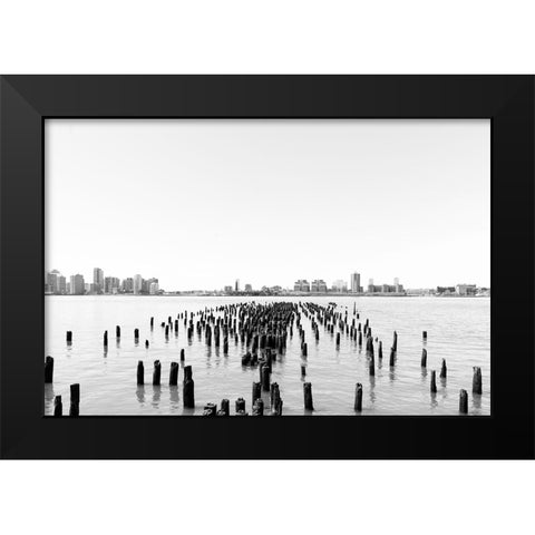 Hudson Black Modern Wood Framed Art Print by Malone, Will