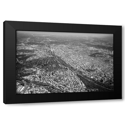 Just Look Down 2 Black Modern Wood Framed Art Print with Double Matting by Malone, Will