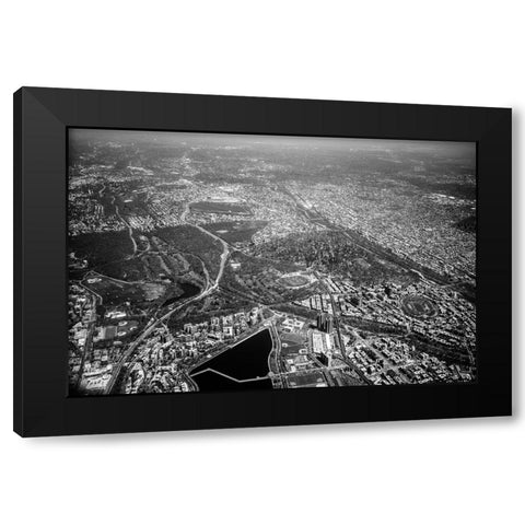 Just Look Down  Black Modern Wood Framed Art Print with Double Matting by Malone, Will
