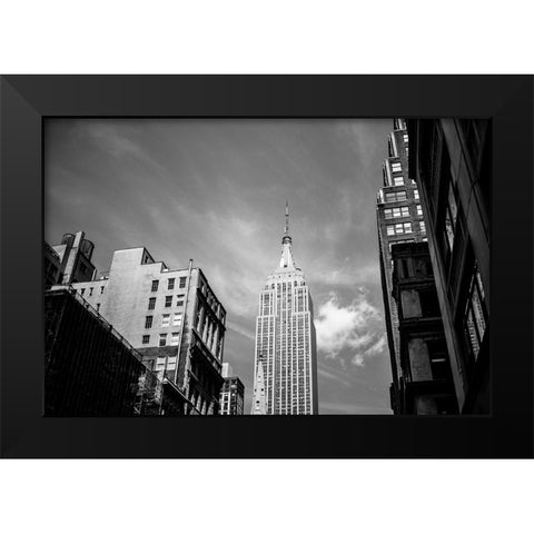 Just Look Up 6 Black Modern Wood Framed Art Print by Malone, Will