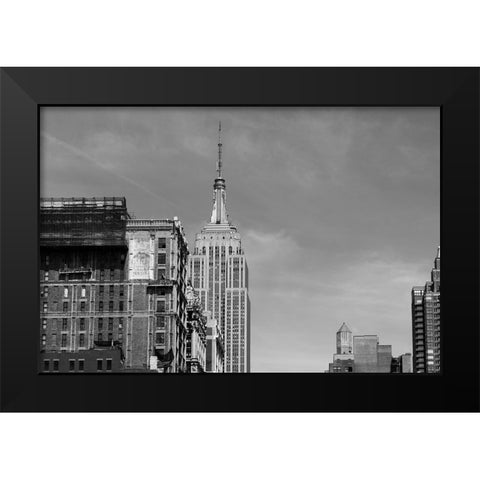 Just Look Up 8 Black Modern Wood Framed Art Print by Malone, Will