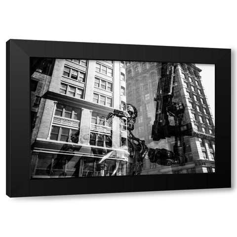 Terminator  Black Modern Wood Framed Art Print by Malone, Will