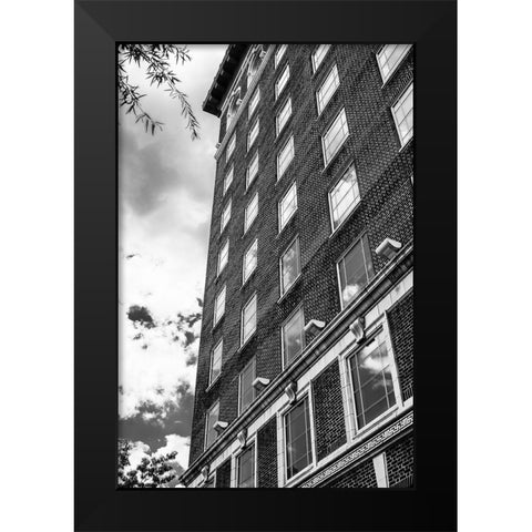 Sky Windows BW Vertical Black Modern Wood Framed Art Print by Malone, Will