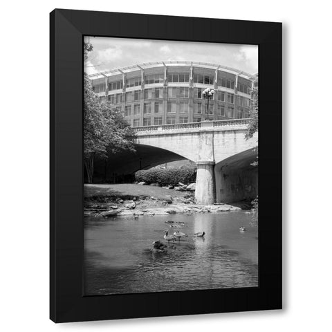 Talk of the Town 2 Black Modern Wood Framed Art Print by Malone, Will