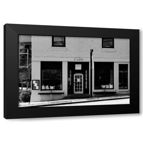 Cafe Black Modern Wood Framed Art Print by Malone, Will