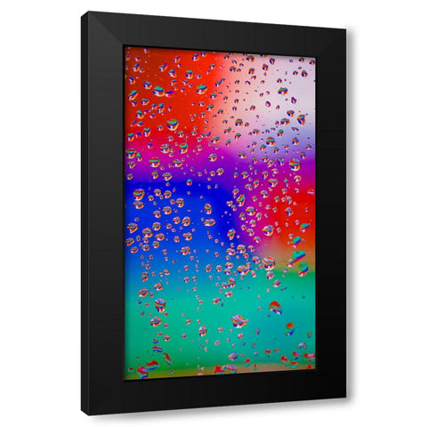 Neon Black Modern Wood Framed Art Print with Double Matting by Malone, Will