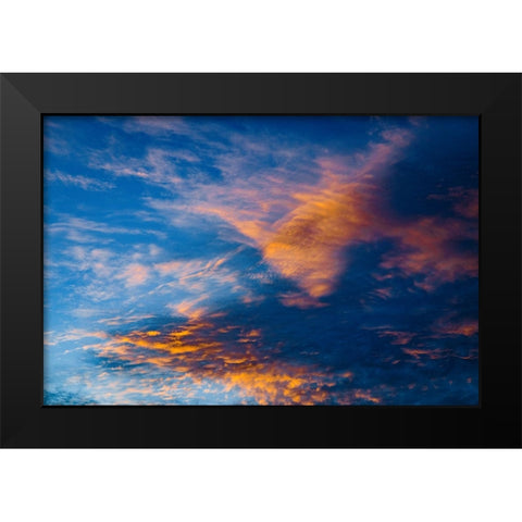 A New Day Black Modern Wood Framed Art Print by Malone, Will