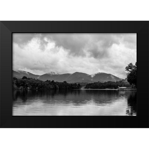 Lake After Rain Black Modern Wood Framed Art Print by Malone, Will