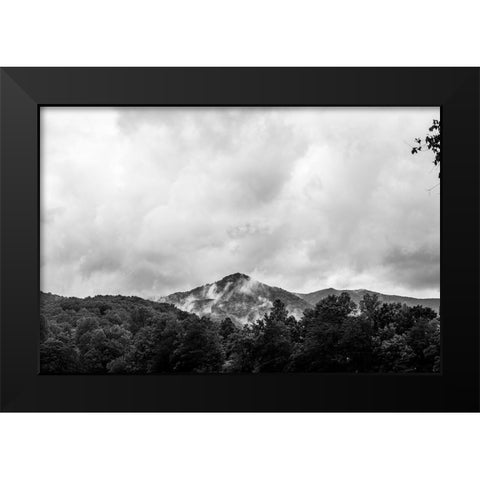 Mountain Top Black Modern Wood Framed Art Print by Malone, Will
