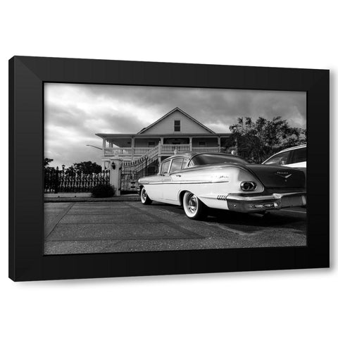 Bel Air Black Modern Wood Framed Art Print by Malone, Will