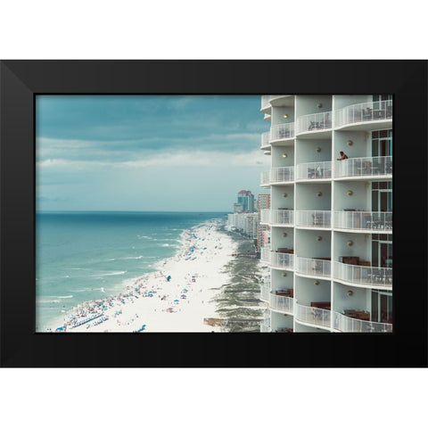 White Sands 4 Black Modern Wood Framed Art Print by Malone, Will