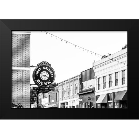 Downtown Wetumpka 4 Black Modern Wood Framed Art Print by Malone, Will