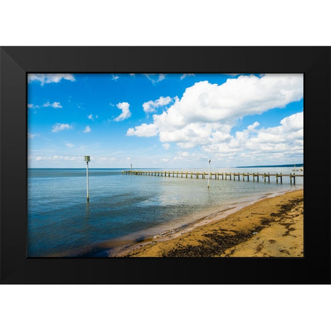 Great Weather Black Modern Wood Framed Art Print by Malone, Will