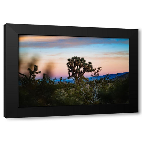 Alone in the Crowd Black Modern Wood Framed Art Print with Double Matting by Malone, Will