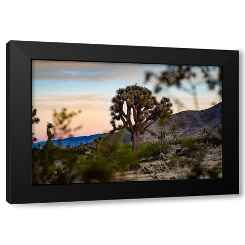 Alone in the Crowd 2 Black Modern Wood Framed Art Print with Double Matting by Malone, Will