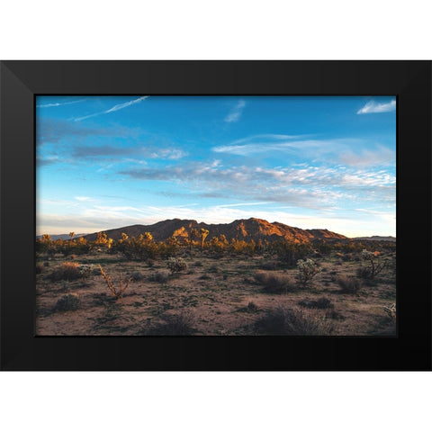 Desert Sky Black Modern Wood Framed Art Print by Malone, Will