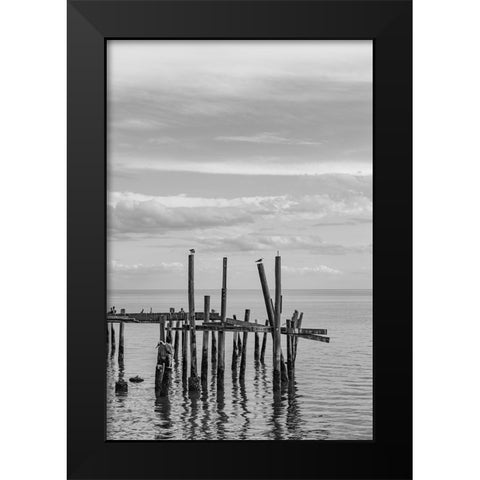 Jungle Gym Vertical Black Modern Wood Framed Art Print by Malone, Will
