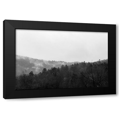 Convergence Black Modern Wood Framed Art Print by Malone, Will