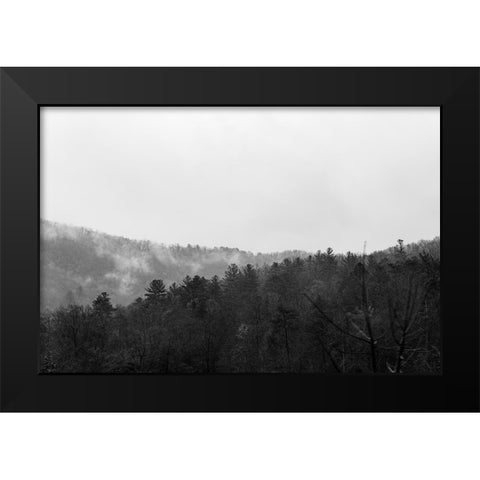 Convergence Black Modern Wood Framed Art Print by Malone, Will