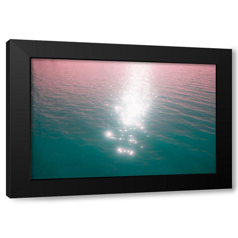 Lake Chatuge Black Modern Wood Framed Art Print with Double Matting by Malone, Will