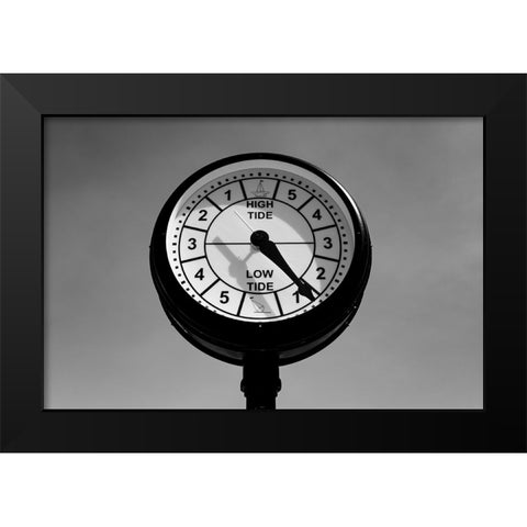 High Tide Low Tide Black Modern Wood Framed Art Print by Malone, Will