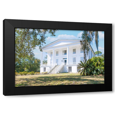 Orange Hall Black Modern Wood Framed Art Print with Double Matting by Malone, Will