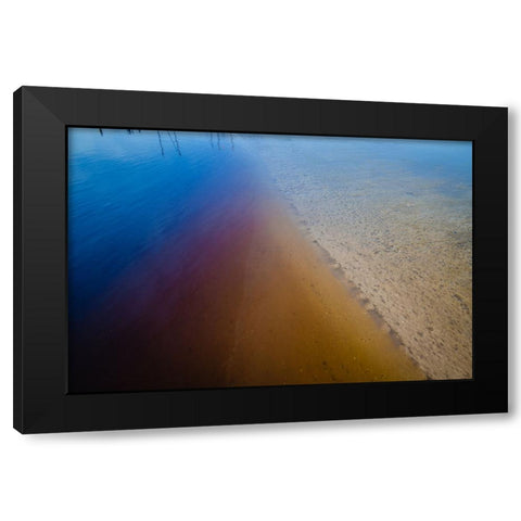 Rainbow Shores Black Modern Wood Framed Art Print by Malone, Will