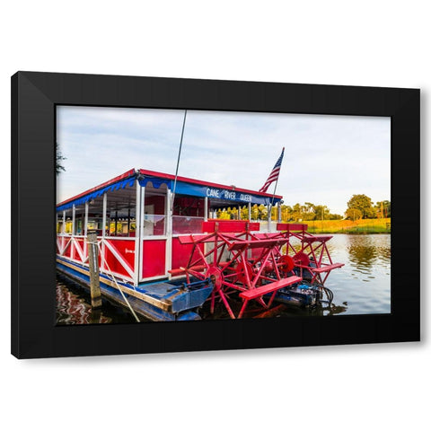 Cane River Queen 2 Black Modern Wood Framed Art Print with Double Matting by Malone, Will