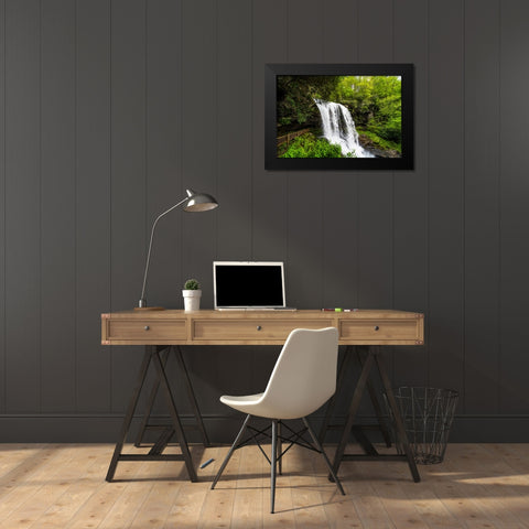 Dry Falls 2 Black Modern Wood Framed Art Print by Malone, Will