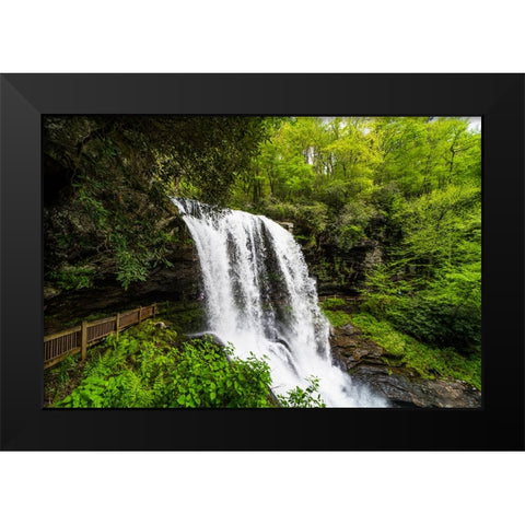 Dry Falls 2 Black Modern Wood Framed Art Print by Malone, Will