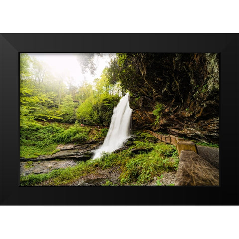 Dry Falls 3 Black Modern Wood Framed Art Print by Malone, Will