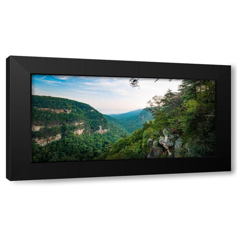 Cloudland Black Modern Wood Framed Art Print by Malone, Will