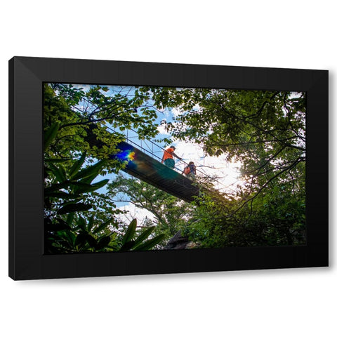 Rock City 2 Black Modern Wood Framed Art Print by Malone, Will